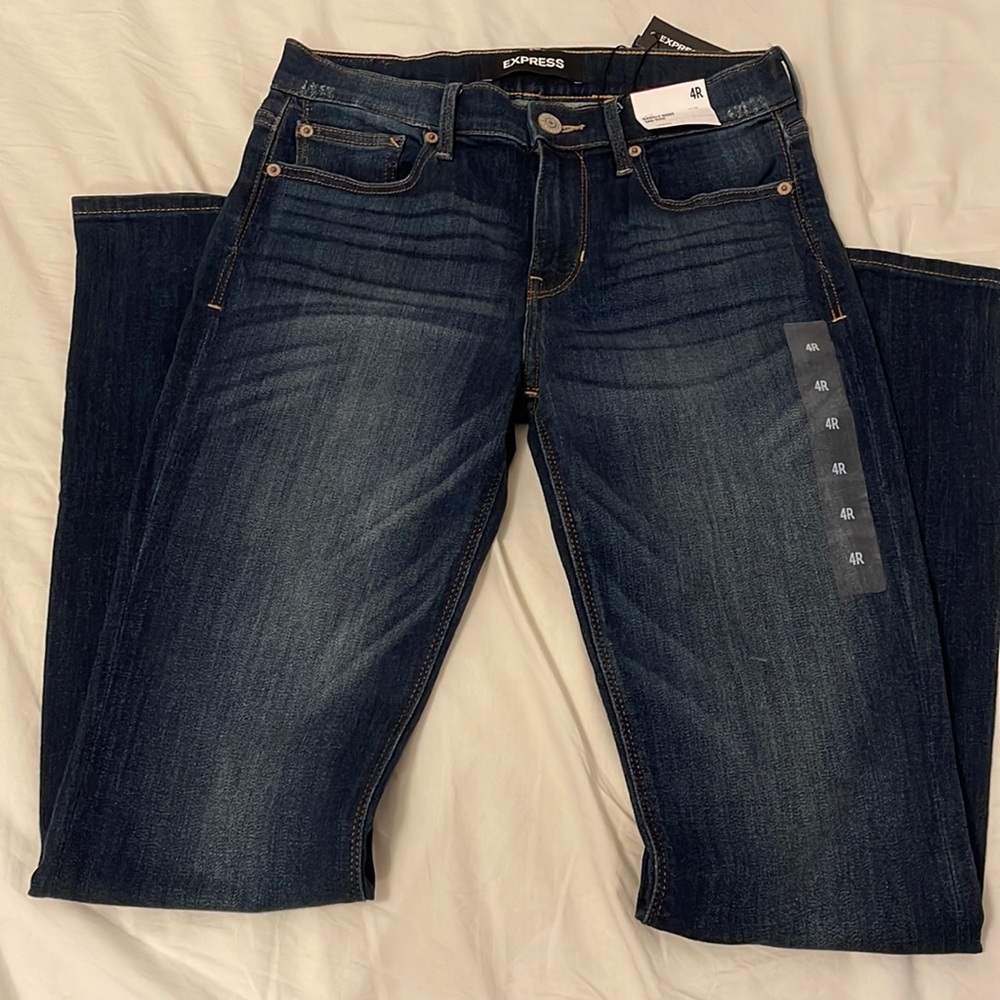 Express boot cut jeans